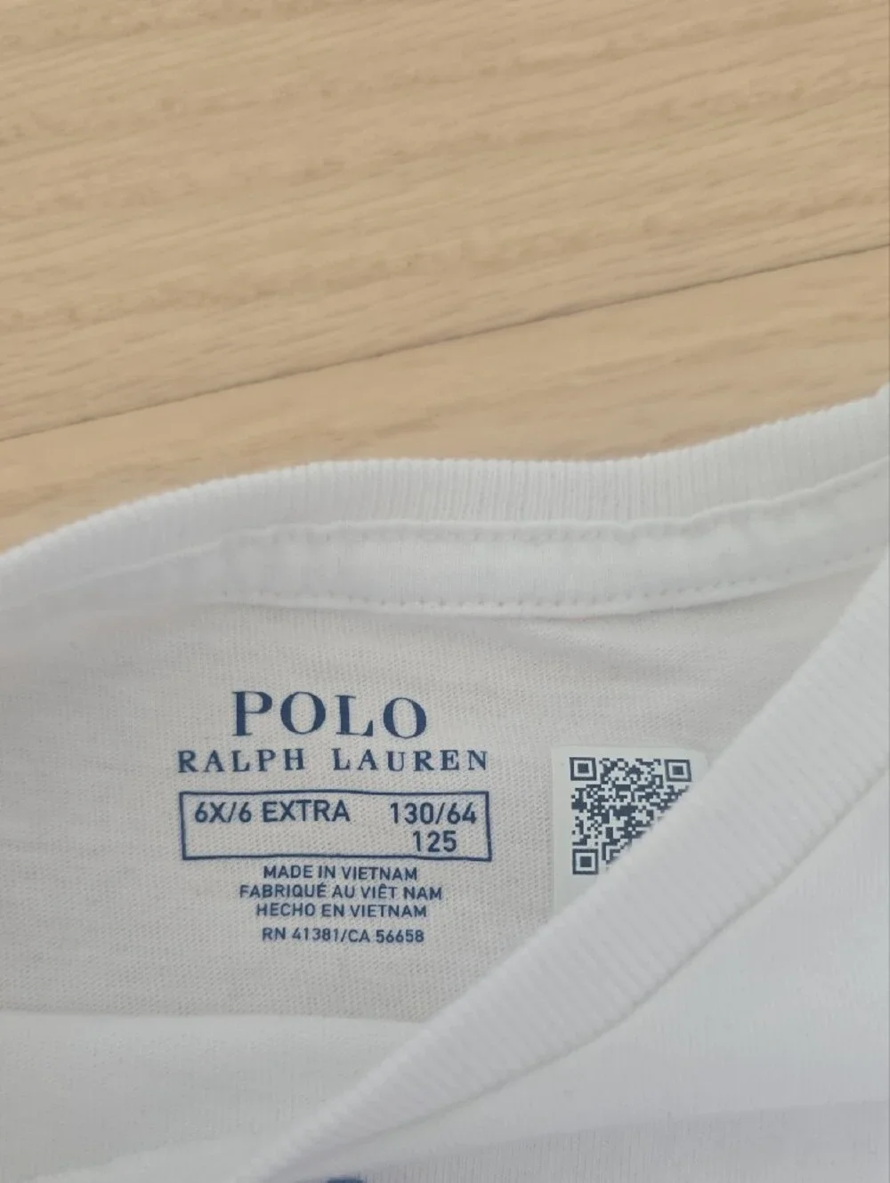 Ralph Lauren White Tee with Polo Bear in Yellow Raincoat and Blue Hat